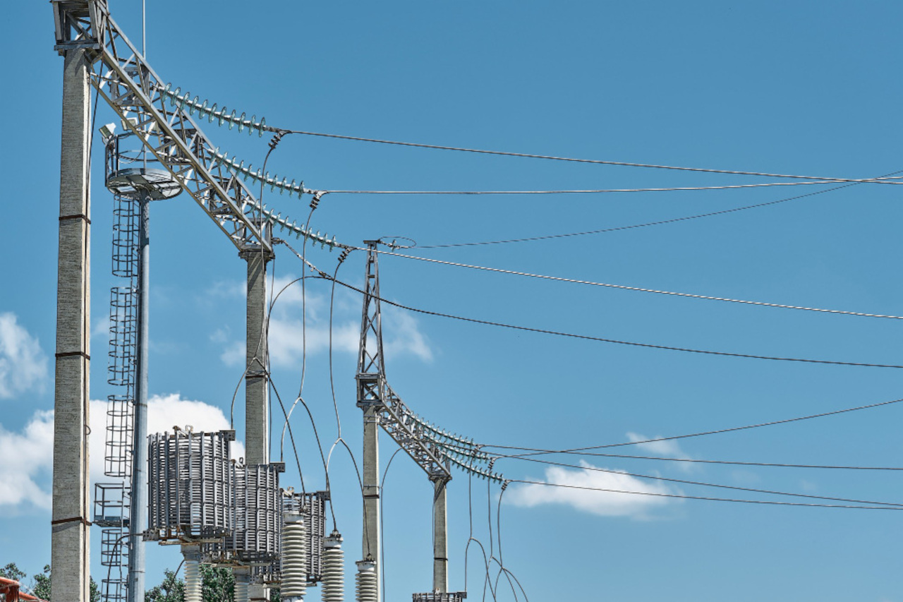 Tendido eléctrico en un centro de transformación
